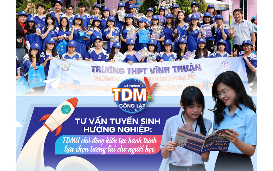 TDMU Chủ động kiến tạo hành trình lựa chọn tương lai cho người học